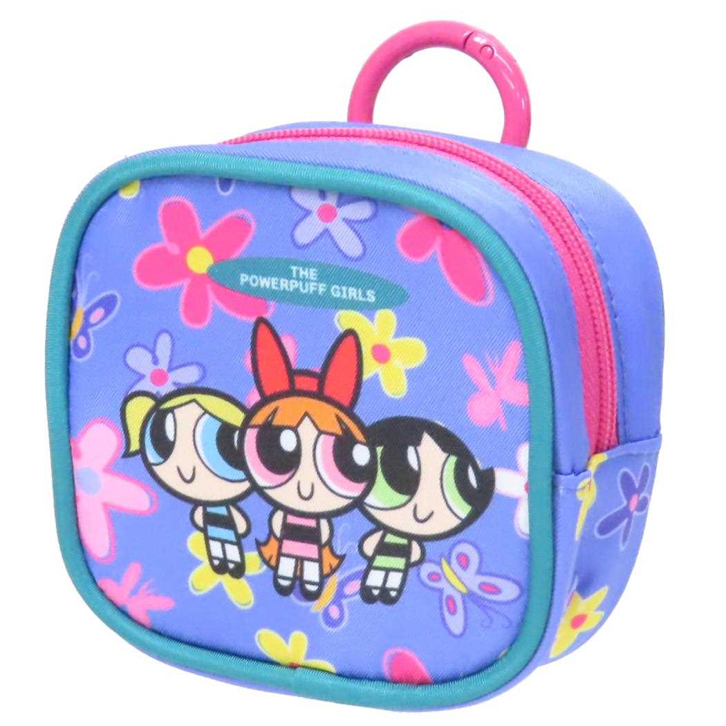 パワーパフガールズ ミニポーチ カラビナ付ミニポーチ PU スモールプラネット 小物入れ キャラクター グッズ シネマコレクション