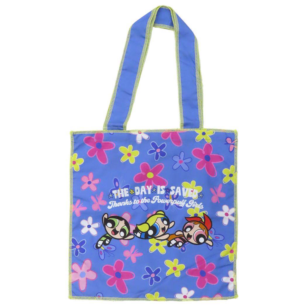 パワーパフガールズ トートバッグ フラットトートバッグ PU スモールプラネット 手提げかばん キャラクター グッズ メール便可 シネマコレクション