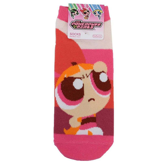 パワーパフガールズ 女性用靴下 レディースソックス ブロッサム シスターフッド スモールプラネット キャラックス 大人向け キャラクター グッズ メール便可 シネマコレクション