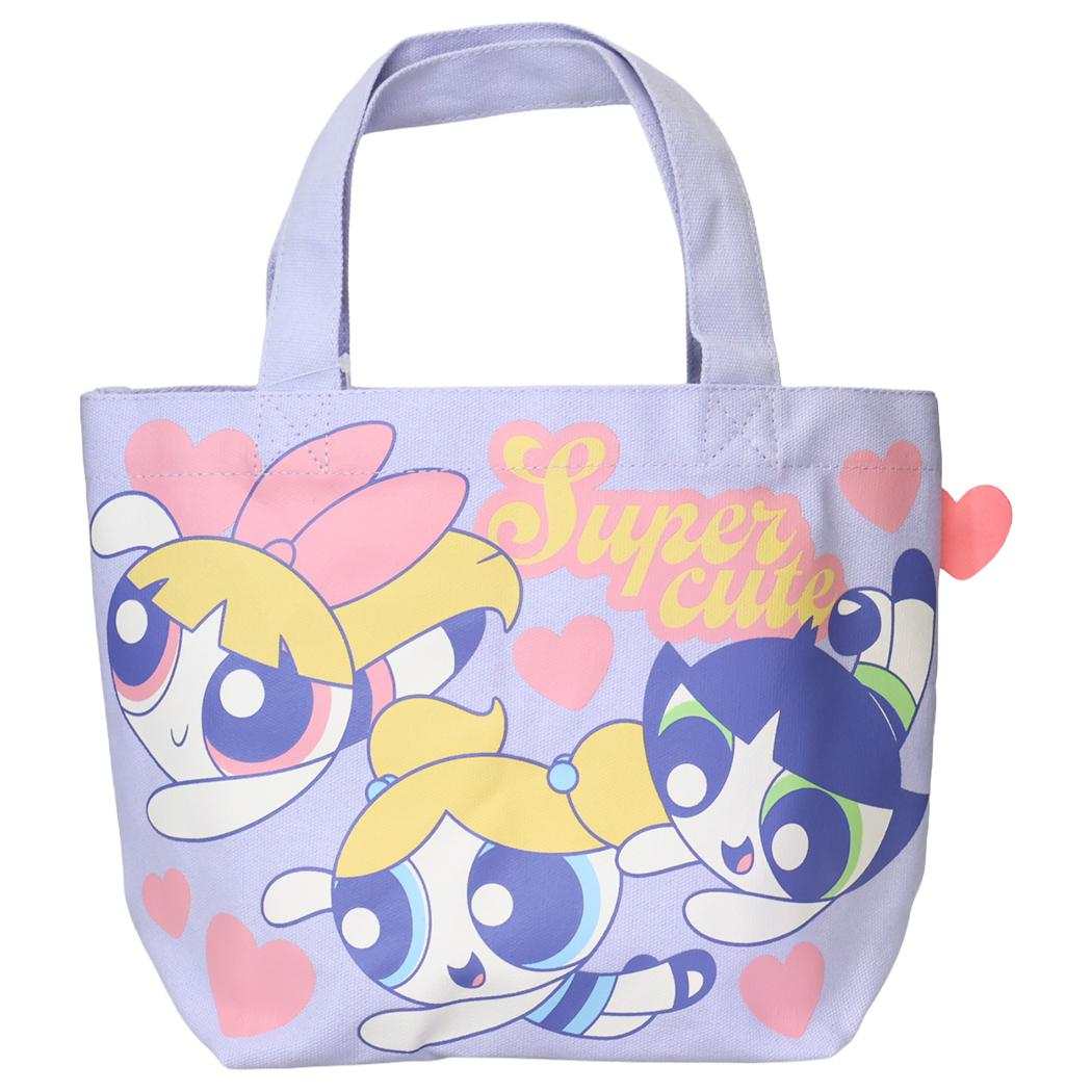 パワーパフガールズ ランチバッグ カラーマチ付バッグ ハート スモールプラネット マチ付き お弁当かばん キャラクター グッズ メール便可 シネマコレクション