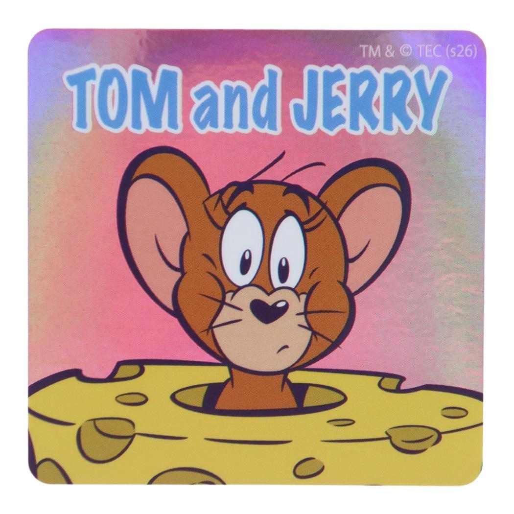 トムとジェリー ダイカットシール キラキラ キャラクターステッカー ひょこっ ワーナーブラザース スモールプラネット