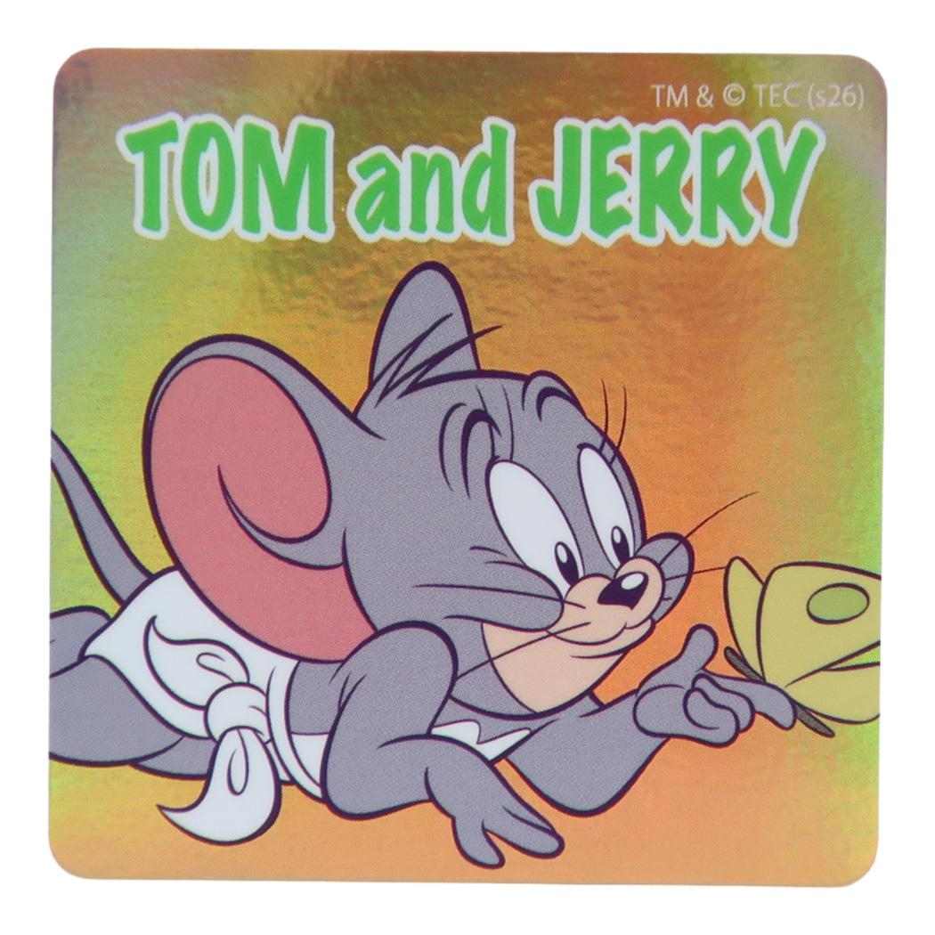 トムとジェリー ダイカットシール キラキラ キャラクターステッカー ちょうちょ ワーナーブラザース スモールプラネット