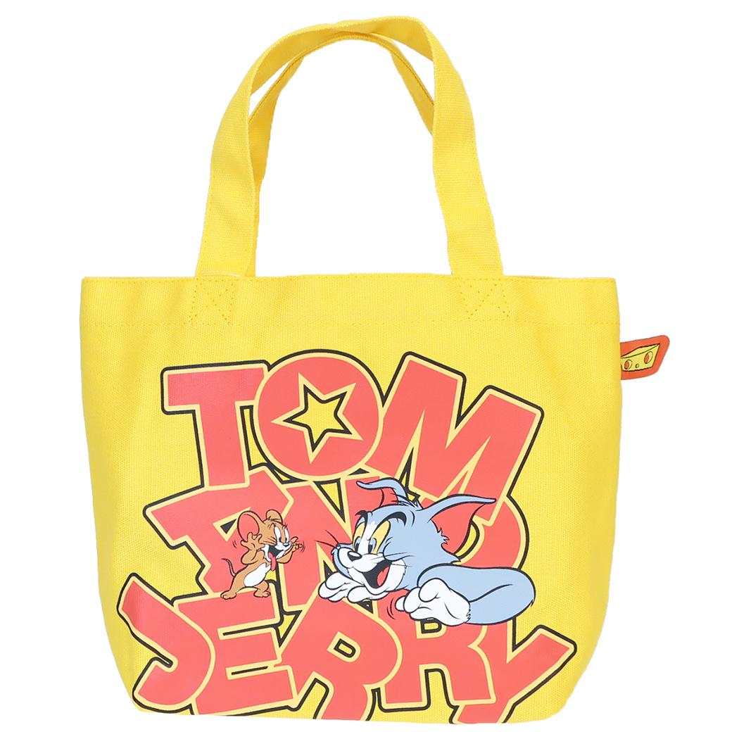 トムとジェリー ランチバッグ カラーマチ付バッグ ロゴ ワーナーブラザース スモールプラネット