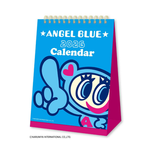 エンジェルブルー 2026Calendar 卓上カレンダー2026年 卓上 スケジュール 新日本カレンダー キャラクター インテリア 令和8年暦 メール便可 シネマコレクション