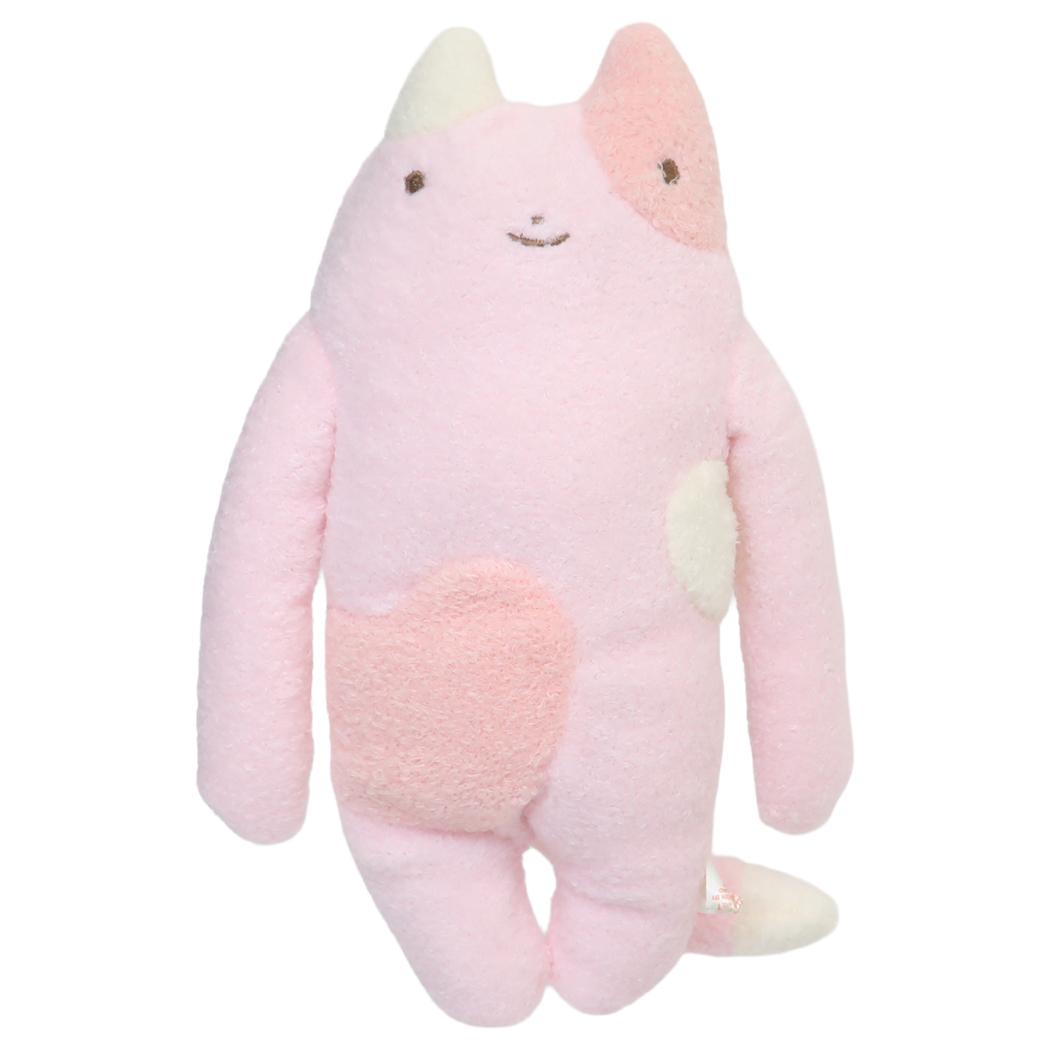 フモフモさん プラッシュドール ぬいぐるみ Mサイズ ハート3 みけも ピンク シナダグローバル 人形 マスコット キャラクター グッズ シネマコレクション