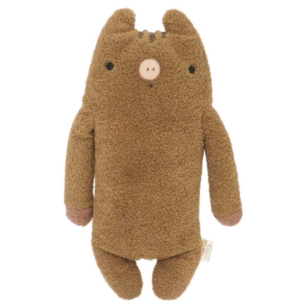 フモフモさん プラッシュドール ぬいぐるみ Mサイズ いのの 茶 シナダグローバル 人形 マスコット キャラクター グッズ シネマコレクション