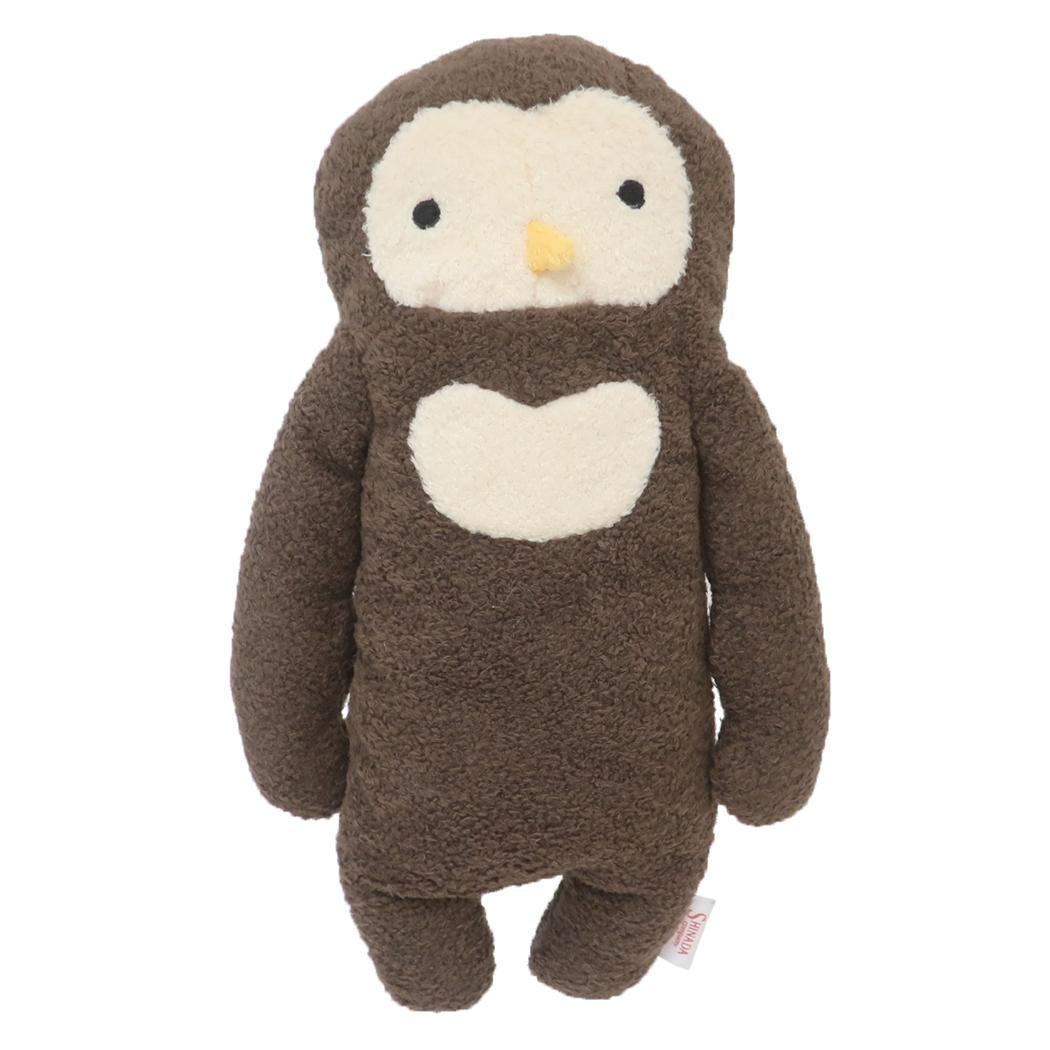フモフモさん プラッシュドール ぬいぐるみ Mサイズ ふく 濃茶 シナダグローバル 人形 マスコット キャラクター グッズ シネマコレクション