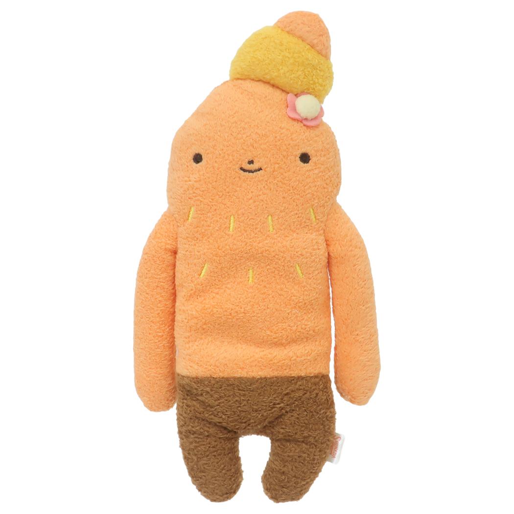 フモフモさん プラッシュドール ぬいぐるみ Mサイズ サボボ オレンジ シナダグローバル 人形 マスコット キャラクター グッズ シネマコレクション