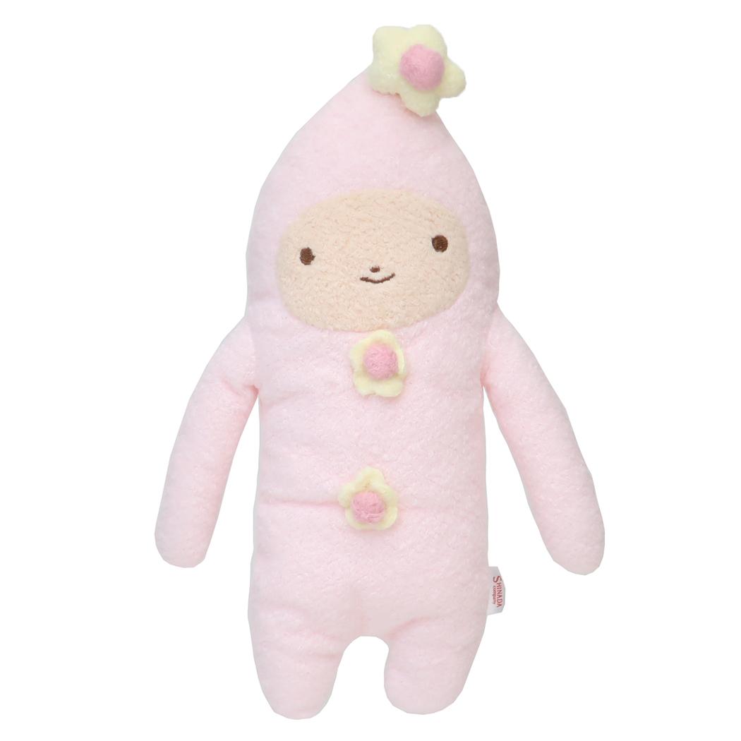 フモフモさん プラッシュドール ぬいぐるみ Mサイズ フラワーニコラ ピンク シナダグローバル 人形 マスコット キャラクター グッズ シネマコレクション
