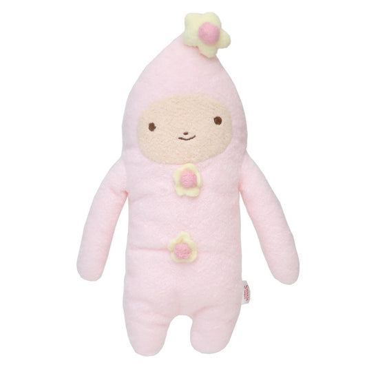 フモフモさん プラッシュドール ぬいぐるみ Mサイズ フラワーニコラ ピンク シナダグローバル 人形 マスコット キャラクター グッズ シネマコレクション
