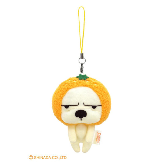 なぎお マスコットキーホルダー ちびマスコット オレンジ シナダグローバル チャーム ぬいぐるみストラップ キャラクター グッズ シネマコレクション