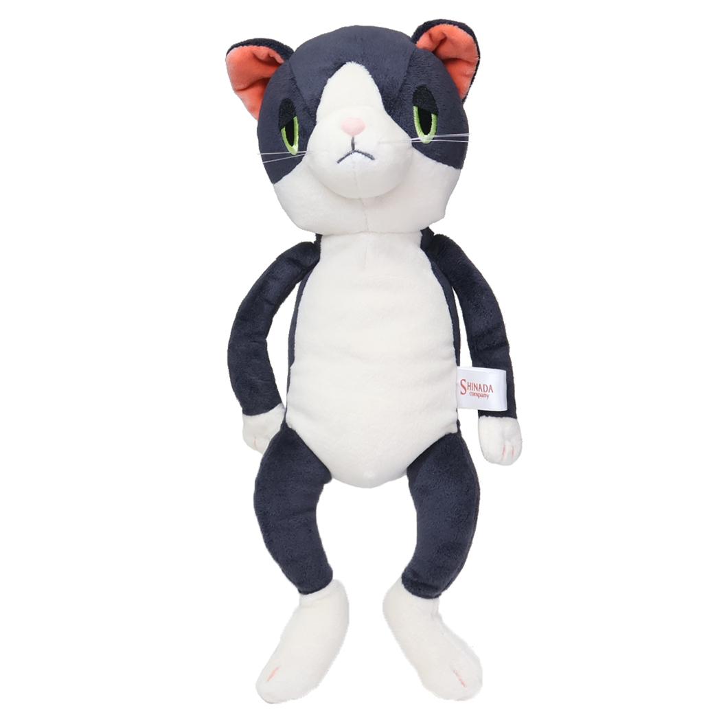 N'Angelo ニアンジェロ プラッシュドール ぬいぐるみ ハチワレ ねこ シナダグローバル 人形 マスコット グッズ シネマコレクション