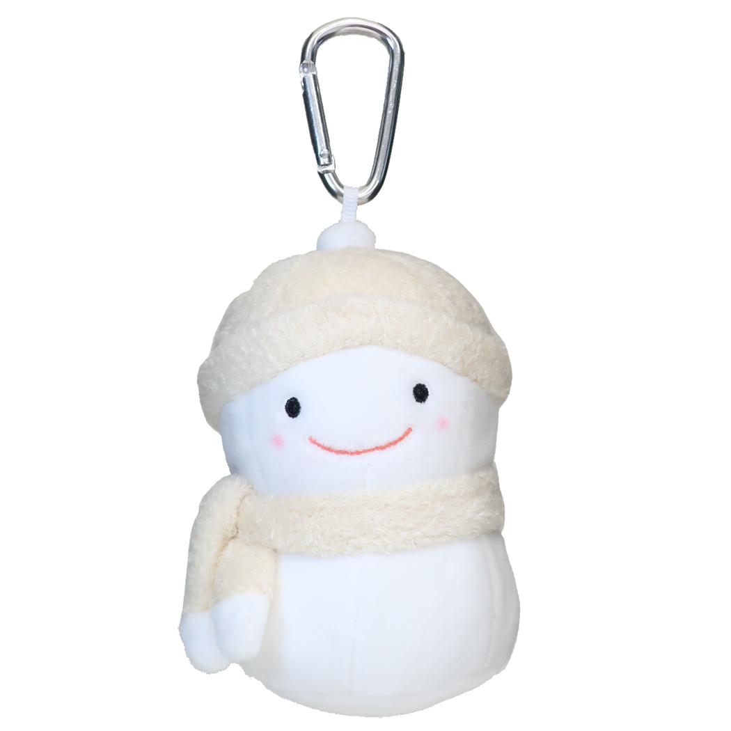 雪ダルマちゃん マスコット ミニぬいぐるみ ホワイト シナダグローバル