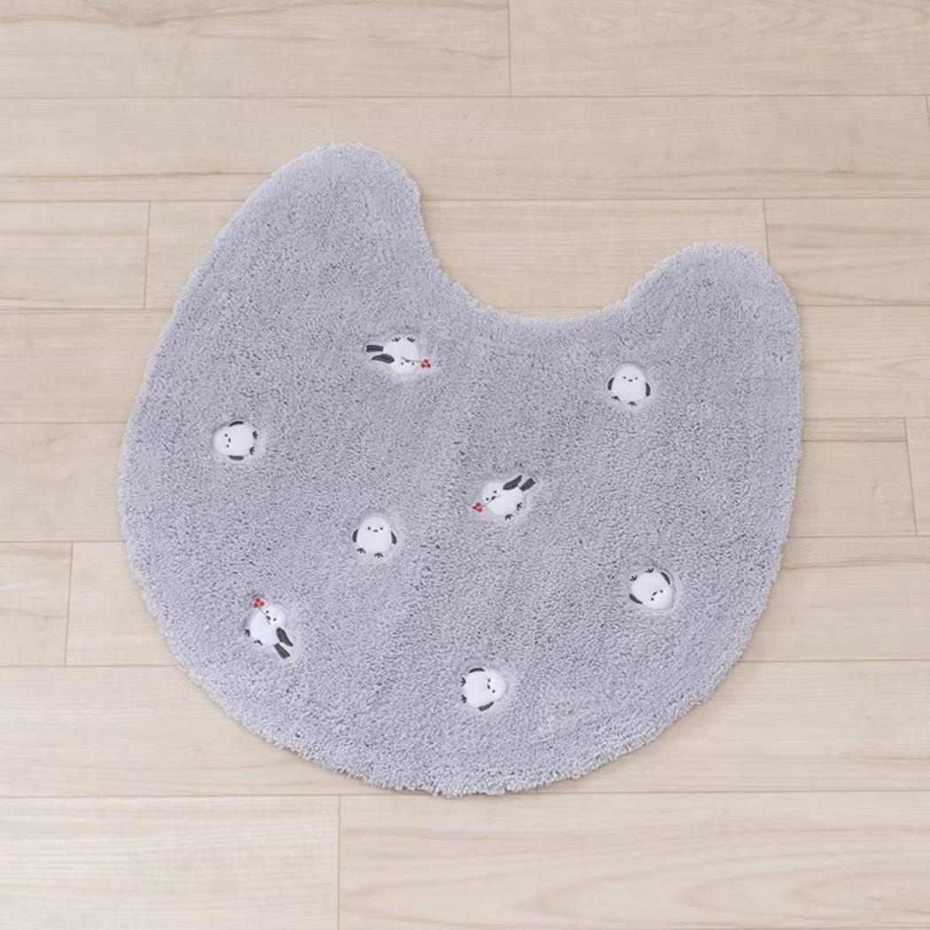 プチシマエナガちゃん トイレ用品 トイレグッズ グレー トイレマット センコー