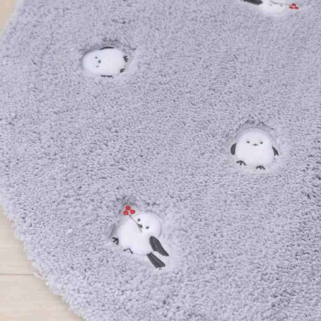 プチシマエナガちゃん トイレ用品 トイレグッズ グレー トイレマット センコー