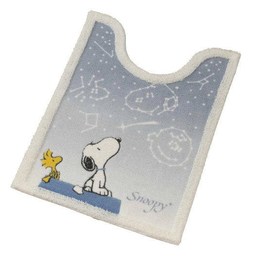 スヌーピー トイレ用品 ロングトイレマット 星空スヌーピー ブルーグレー ピーナッツ センコー 新生活雑貨 キャラクター グッズ シネマコレクション