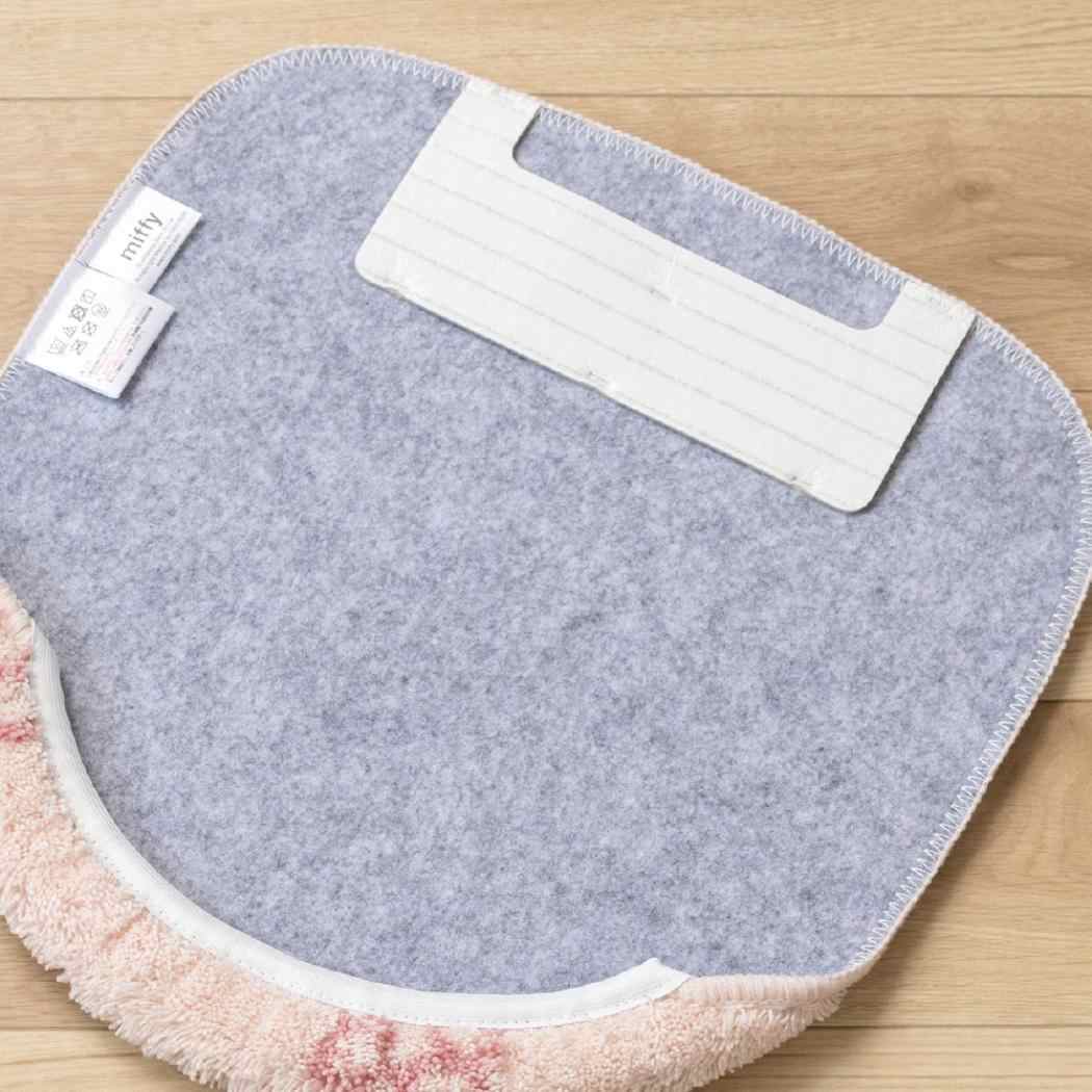 ミッフィー トイレ用品 トイレグッズ ラインフラワー ピンク 兼用フタカバー ディックブルーナ センコー