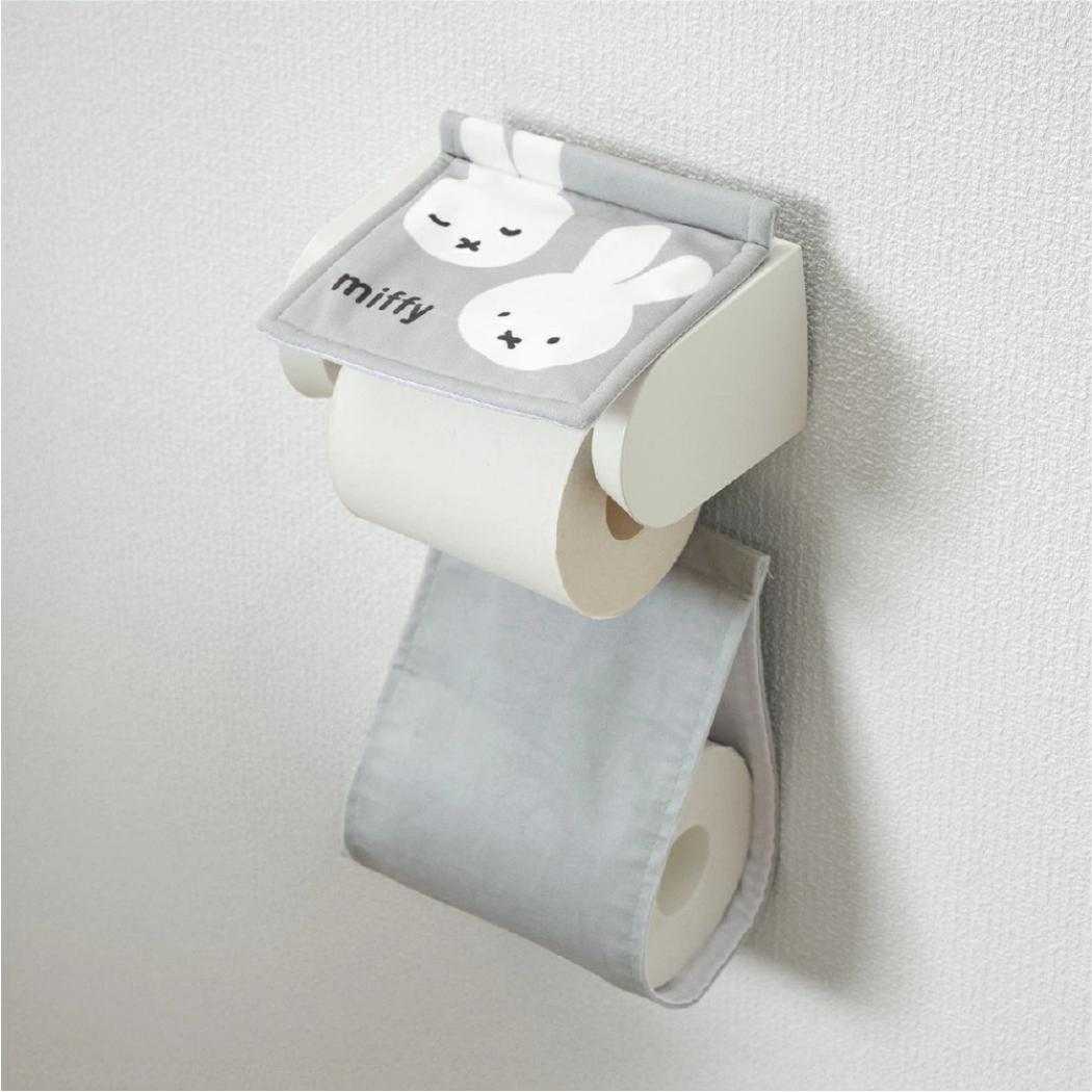 ミッフィー トイレ用品 トイレグッズ カーム グレー ペーパーホルダーカバー ディックブルーナ センコー
