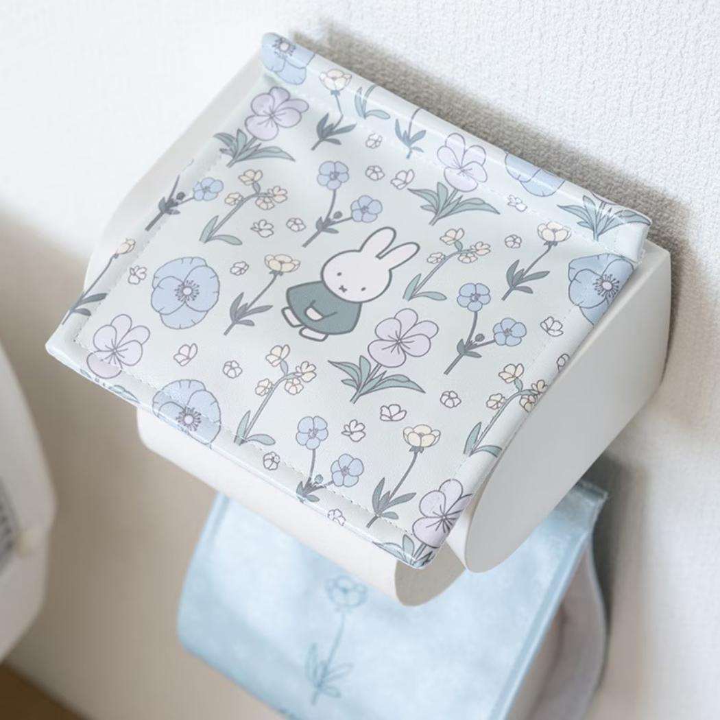 ミッフィー トイレ用品 トイレグッズ フルフラワー グリーン ペーパーホルダーカバー ディックブルーナ センコー