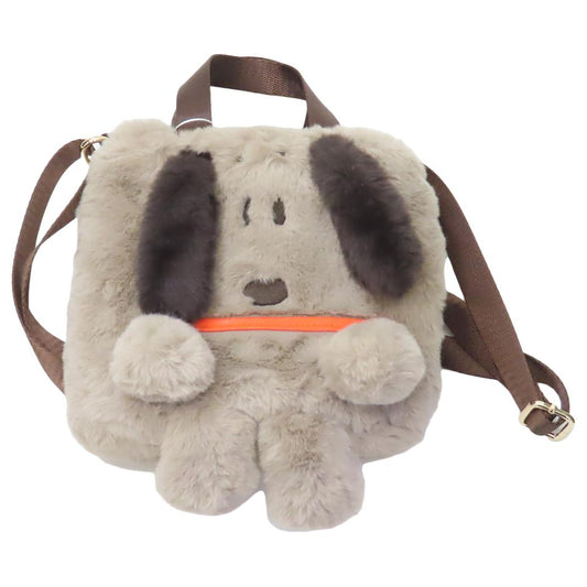 スヌーピー ショルダーバッグ IP.BR.クリプティッド PNTS-9W ぬいぐるみバッグmini Beige ピーナッツ ルートート プレゼント キャラクター グッズ シネマコレクション