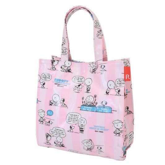 スヌーピー ミニバッグ IP スクエアLami Peanuts-0L ラミネート生地SQUAREミニバッグ 50th ピーナッツ ルートート 手提げかばん キャラクター グッズ メール便可 シネマコレクション