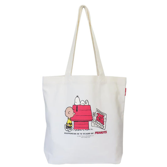 スヌーピー トートバッグ IP.トール.Peanuts-0T コットン生地トート Ivory ピーナッツ ルートート 手提げかばん キャラクター グッズ シネマコレクション