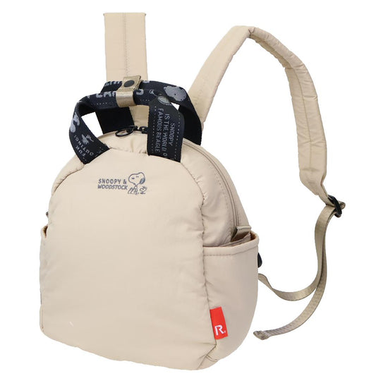 スヌーピー リュック IP.CeoPadded.Peanuts-0S ミニリュック2WAY m-beige ピーナッツ ルートート デイパック 軽量 キャラクター グッズ シネマコレクション