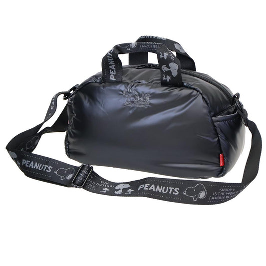 スヌーピー ショルダーバッグ IP.デリPadded.Peanuts-0S DELIミニバッグ s-black ピーナッツ ルートート ミニショルダー 斜め掛けかばん キャラクター グッズ シネマコレクション
