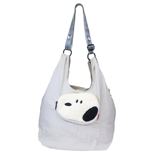 スヌーピー トートバッグ IP.RS.Peanuts-0P パッカブルショッパー型ショルダー Smile ピーナッツ ルートート ルーショッパー キャラクター グッズ シネマコレクション