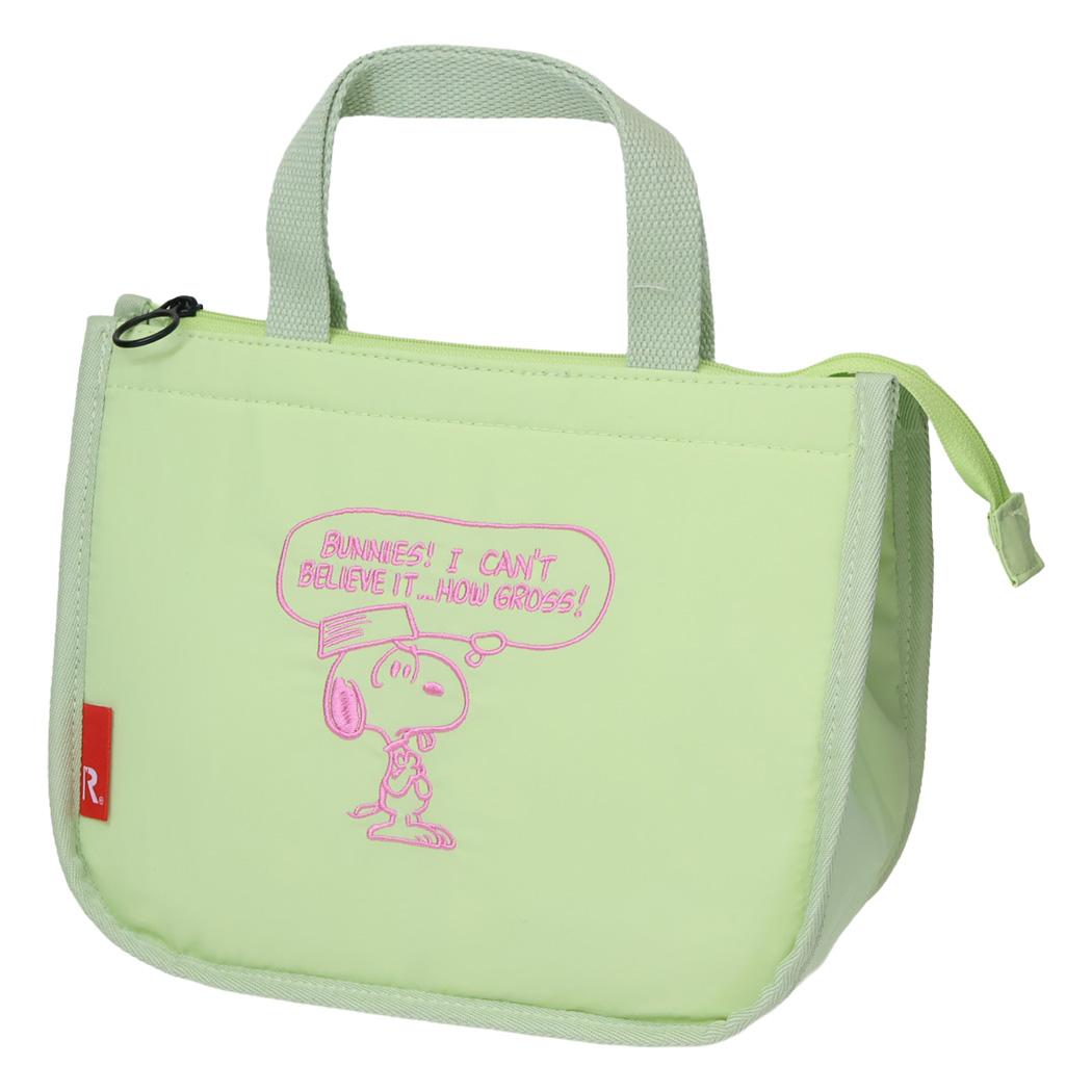 スヌーピー ランチバッグ IP.サーモK.デリPEANUTS-1B 保冷お弁当バッグ BUNNIES バニーズ ピーナッツ ルートート 洗える マチ付き 小さめ コンパクト Thermo Keeper キャラクター グッズ シネマコレクション