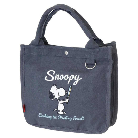 スヌーピー ランチバッグ IP SQ Peanuts 1J キャンバス生地ミニバッグ ROOTOTE Chacoal ピーナッツ ルートート