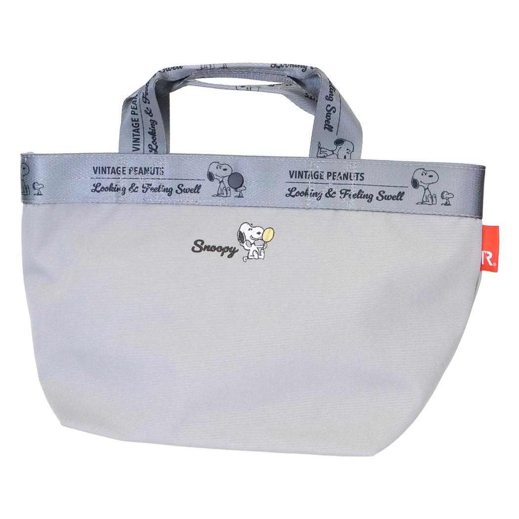 スヌーピー トートバッグ IP.デリ.Peanuts-1U DELI デイリーバッグ Gray ピーナッツ ルートート