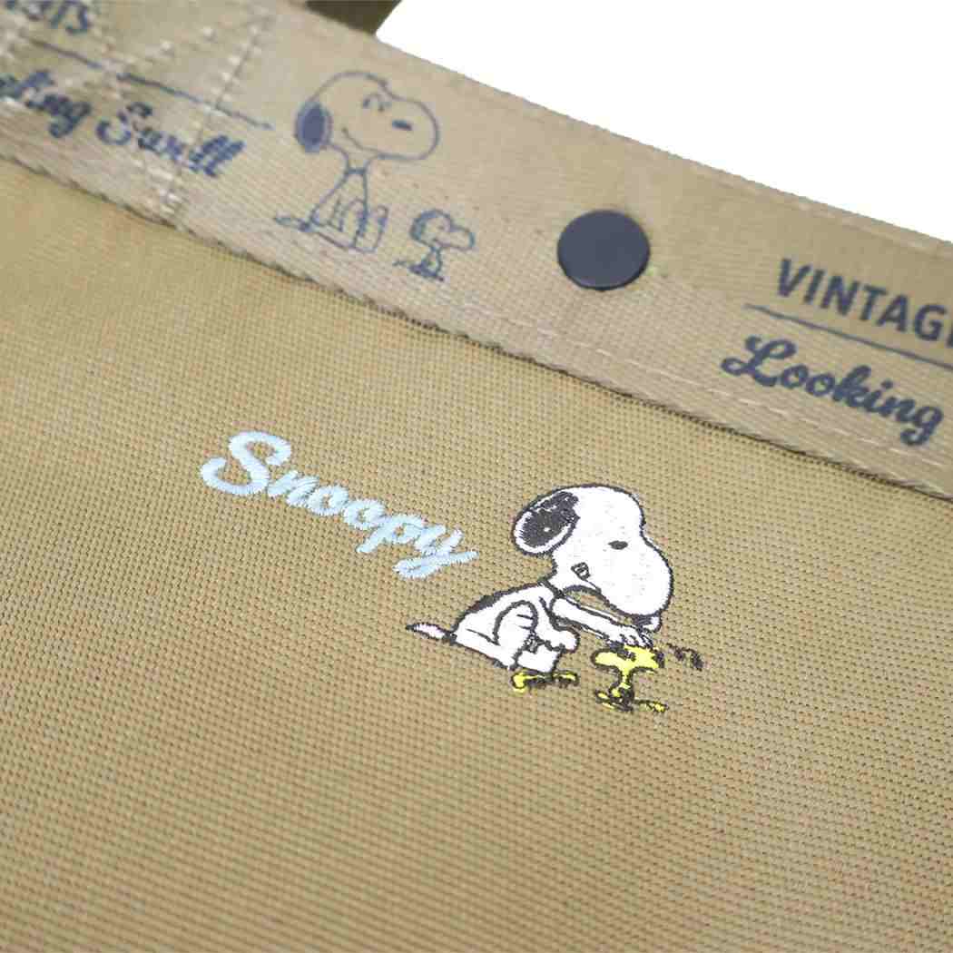 スヌーピー トートバッグ IP.デリ.Peanuts-1U DELI デイリーバッグ Ocher ピーナッツ ルートート