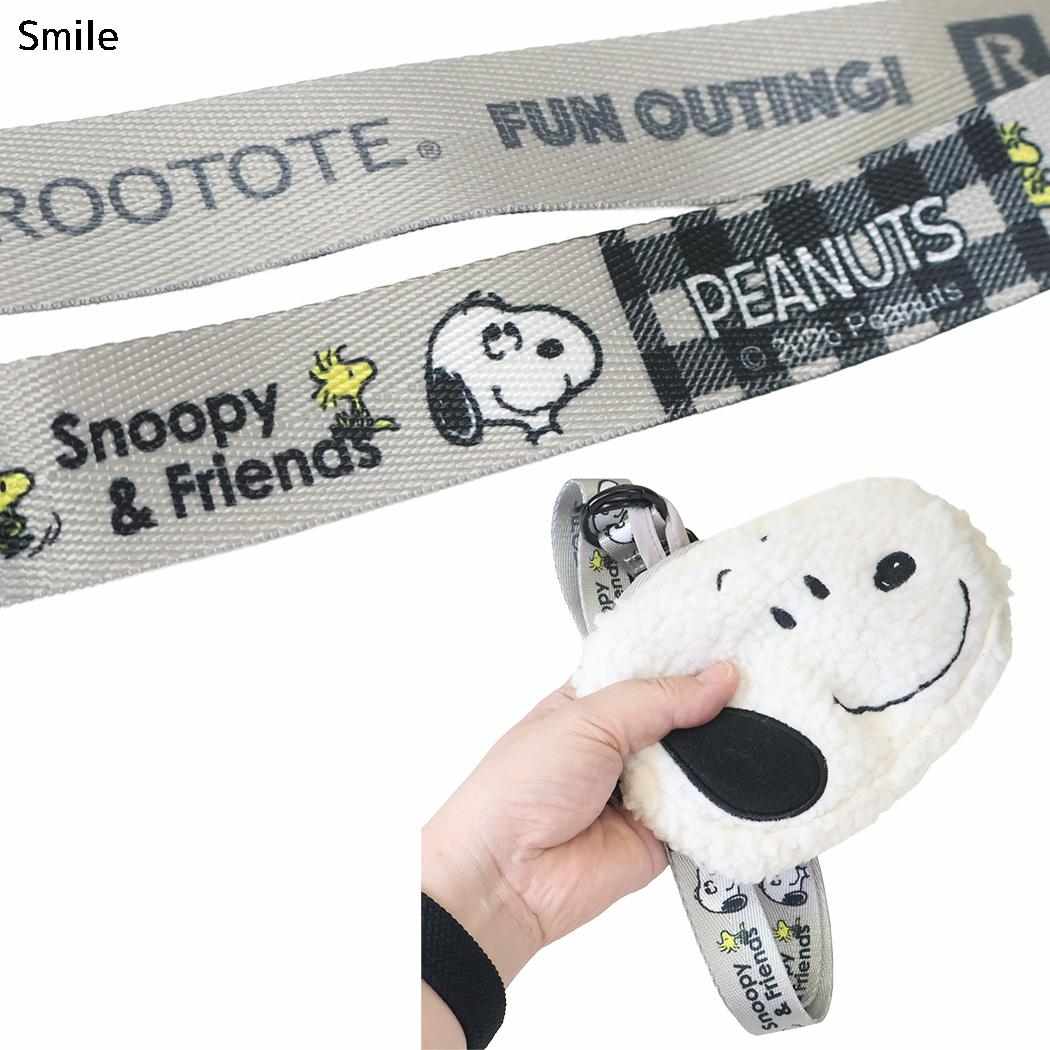 スヌーピー エコバッグ マーケットバッグ パッカブル IP.RSmid.Peanuts-1O Smile ピーナッツ ルートート