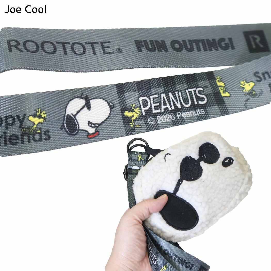 スヌーピー エコバッグ マーケットバッグ パッカブル IP.RSmid.Peanuts-1O Joe Cool ピーナッツ ルートート