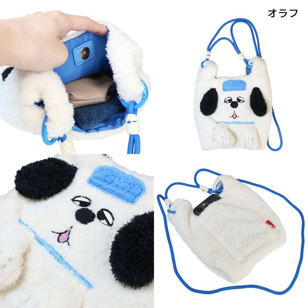 スヌーピー 肩掛けバッグ ぬいぐるみ ミニ ショルダーバッグ IP.RSmクリプティッドPNTS-1Q オラフ ピーナッツ ルートート