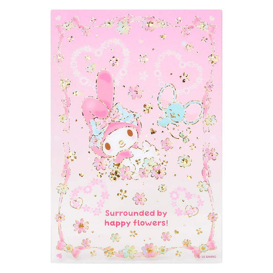 マイメロディ グリーティングカード MM クリア CL2-6 透明カード Sanrio サンリオ メッセージカード 多目的 キャラクター グッズ メール便可 シネマコレクション