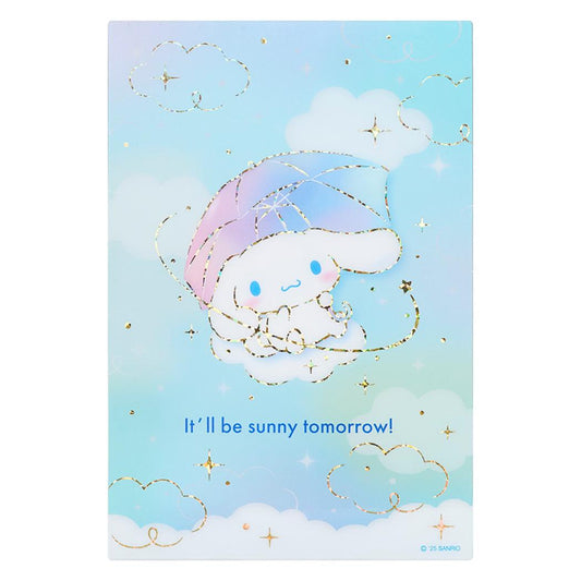シナモロール グリーティングカード CN クリア CL4-6 透明カード Sanrio サンリオ メッセージカード 多目的 キャラクター グッズ メール便可 シネマコレクション