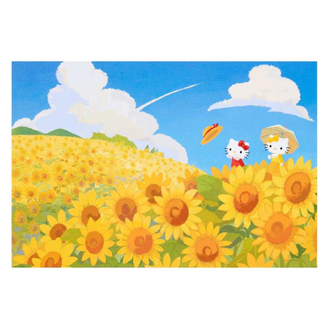 ハローキティ グリーティングカード KTショチュウ JSP 1-6 サマー ヒマワリ畑 Sanrio サンリオ メッセージカード キャラクター グッズ メール便可 シネマコレクション