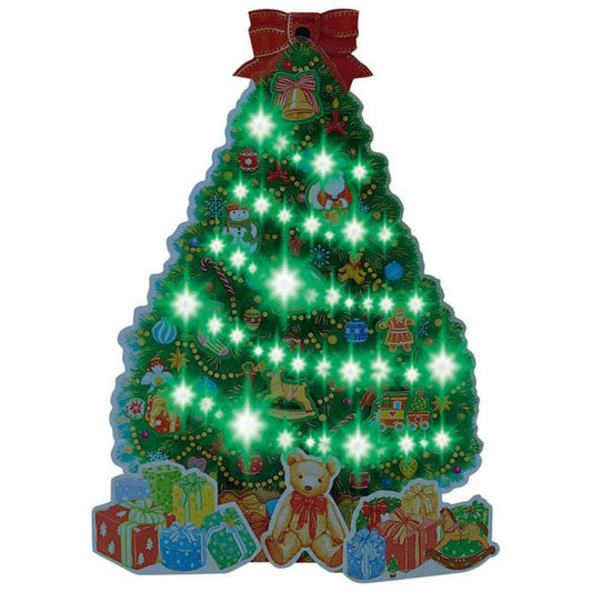 CHRISTMAS グリーティングカード メロディ JXPM37-4 クリスマスカード 立体 緑ツリーにクリスマス小物 サンリオ プレゼント ポップアップ グッズ メール便可 シネマコレクション