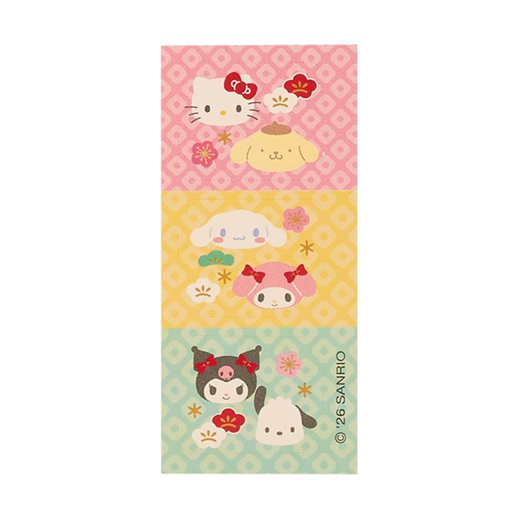 サンリオキャラクターズ ぽち袋 お年玉ポチ袋 3枚入り オオバン チラシ Sanrio サンリオ