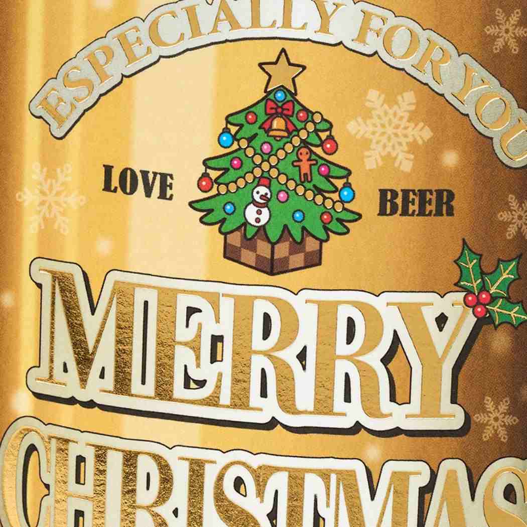 CHRISTMAS グリーティングカード クリスマス 缶ビール 1枚入り JX11-6 サンリオ