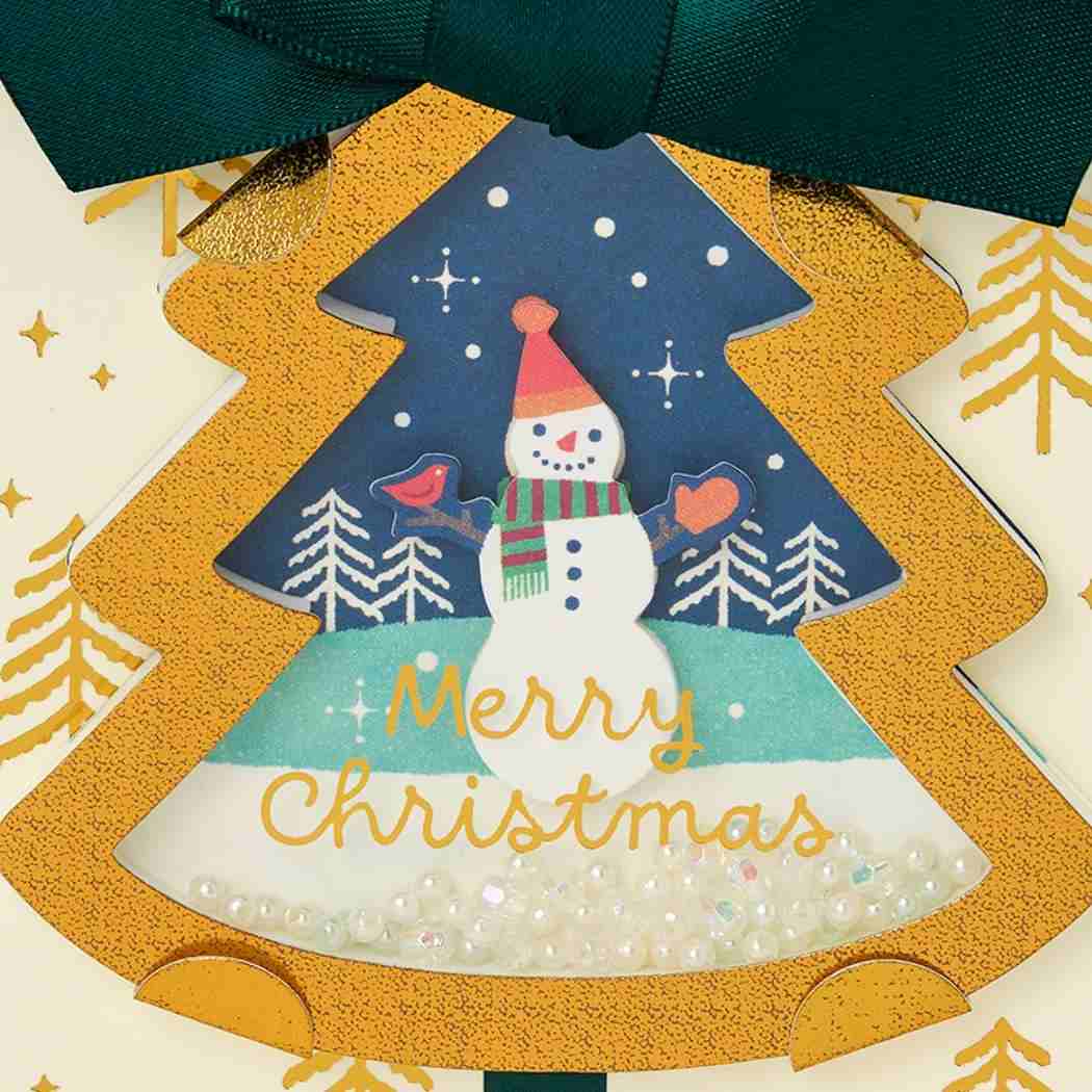 CHRISTMAS グリーティングカード クリスマス オーナメントツリー 1枚入り JX14-6 サンリオ