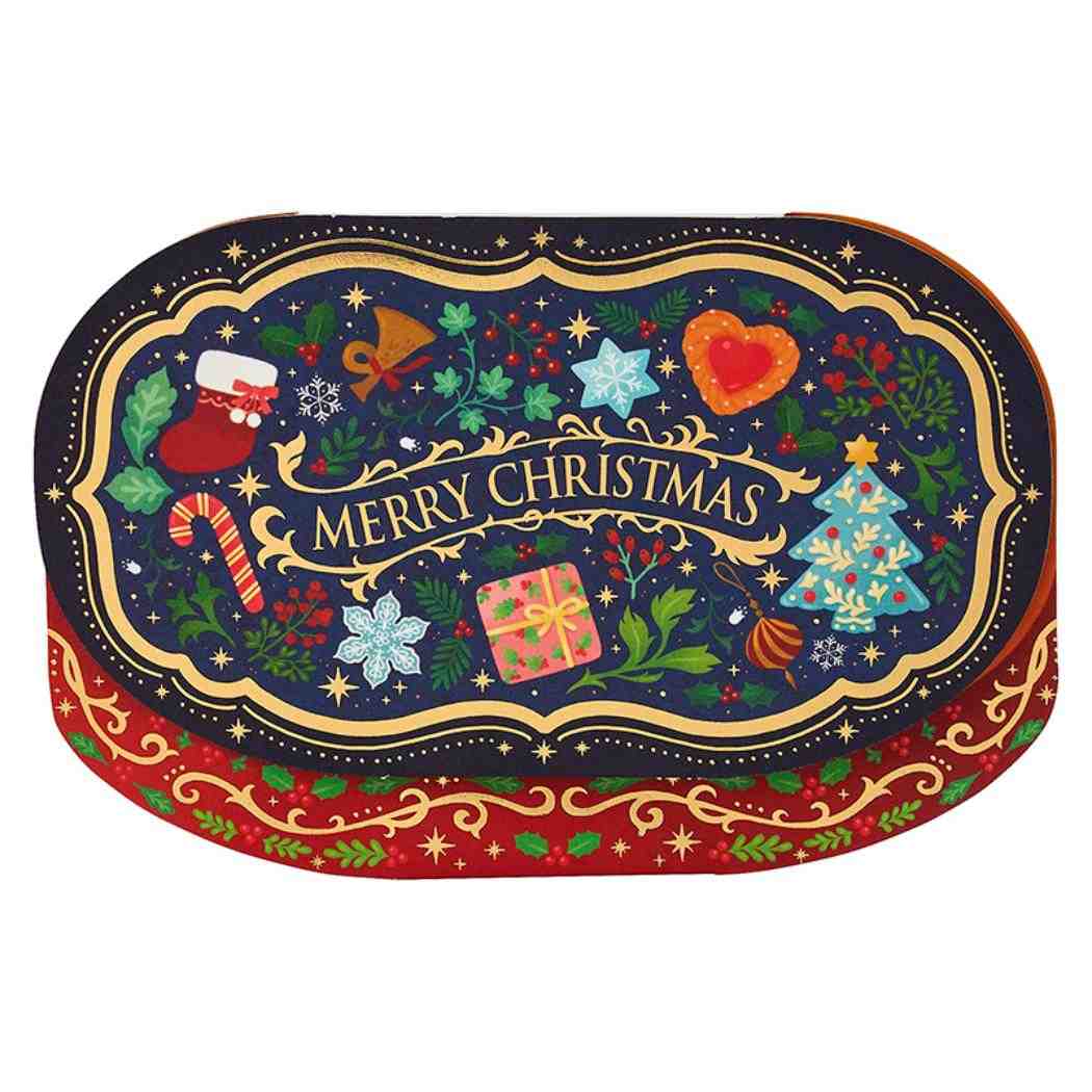 CHRISTMAS グリーティングカード クリスマス クッキー缶 1枚入り JX26-6 サンリオ