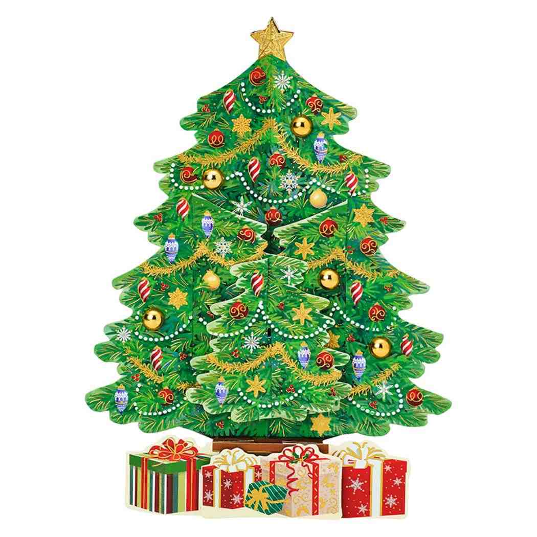 CHRISTMAS グリーティングカード クリスマス モミの木のツリー 1枚入り JX46-6 サンリオ