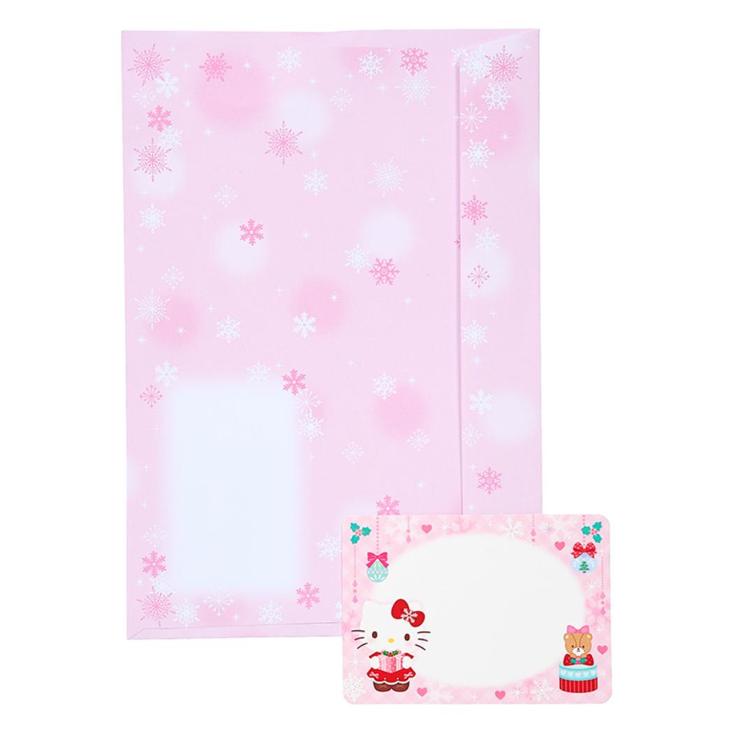 CHRISTMAS グリーティングカード クリスマス ハローキティ ピンクツリー 1枚入り JX65-6 Sanrio サンリオ