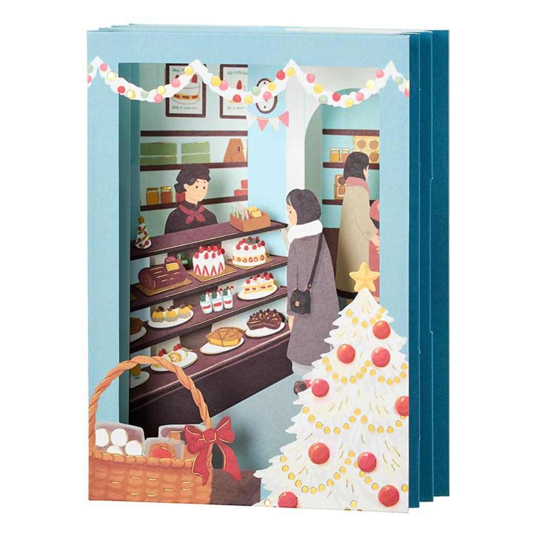 CHRISTMAS グリーティングカード クリスマス ケーキ屋 1枚入り JX82-6 サンリオ