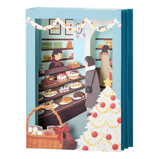 CHRISTMAS グリーティングカード クリスマス ケーキ屋 1枚入り JX82-6 サンリオ