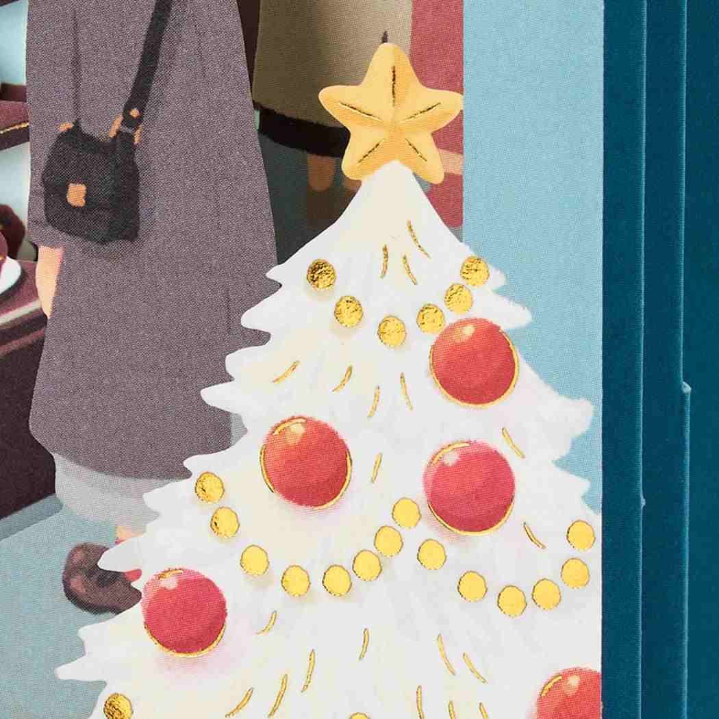 CHRISTMAS グリーティングカード クリスマス ケーキ屋 1枚入り JX82-6 サンリオ