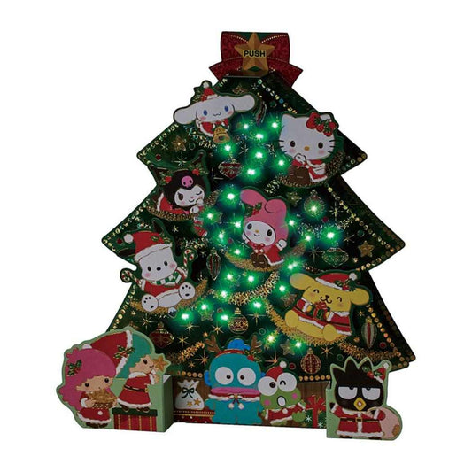 CHRISTMAS グリーティングカード クリスマス ライト＆メロディー MX ツリー JXPM26-6 サンリオ